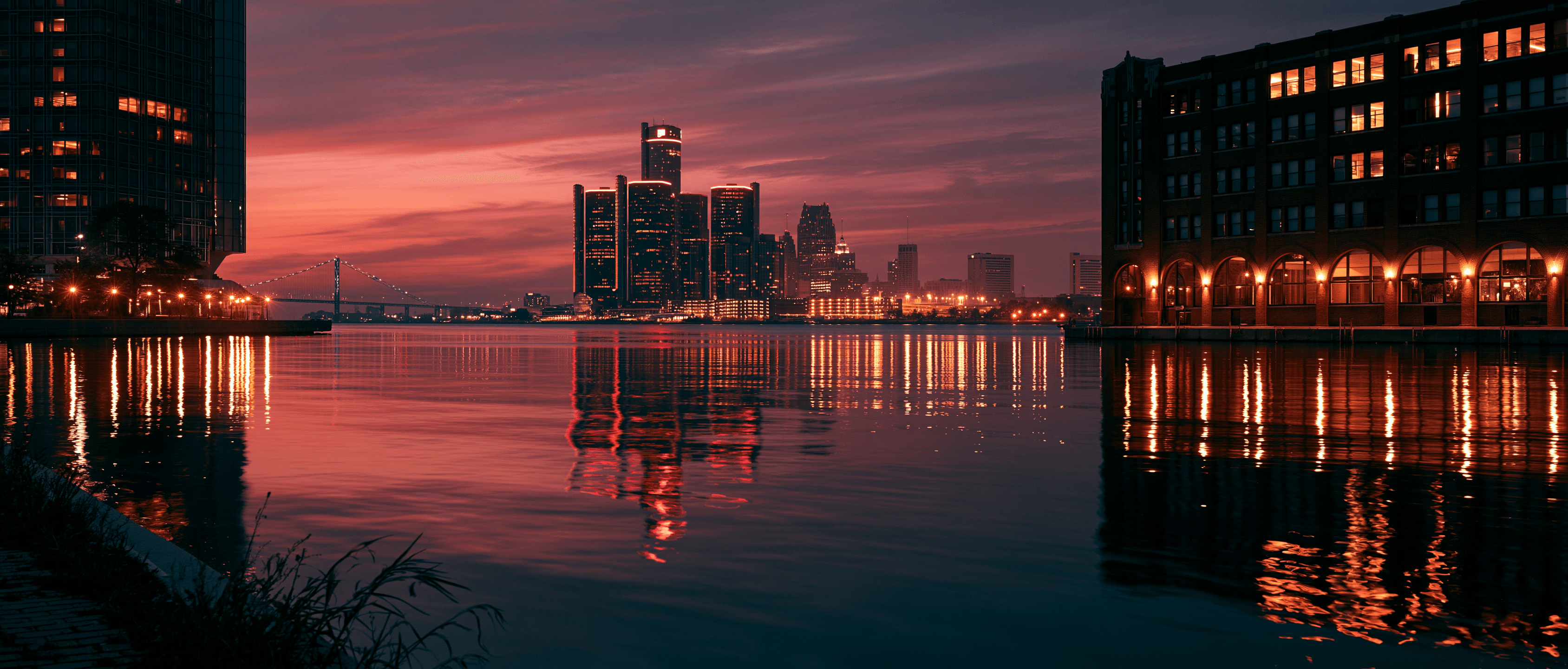 Detroit Latin dance scene at twilight
