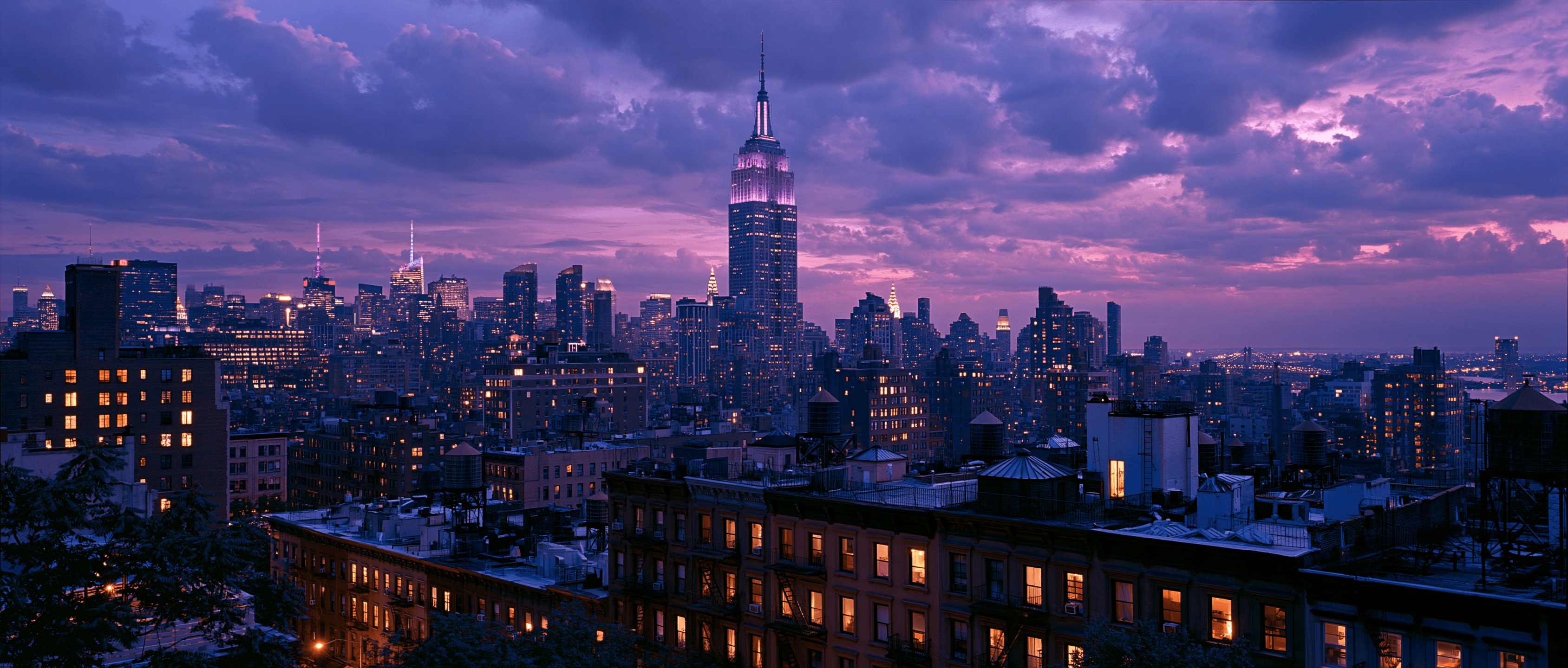 New York Latin dance scene at twilight