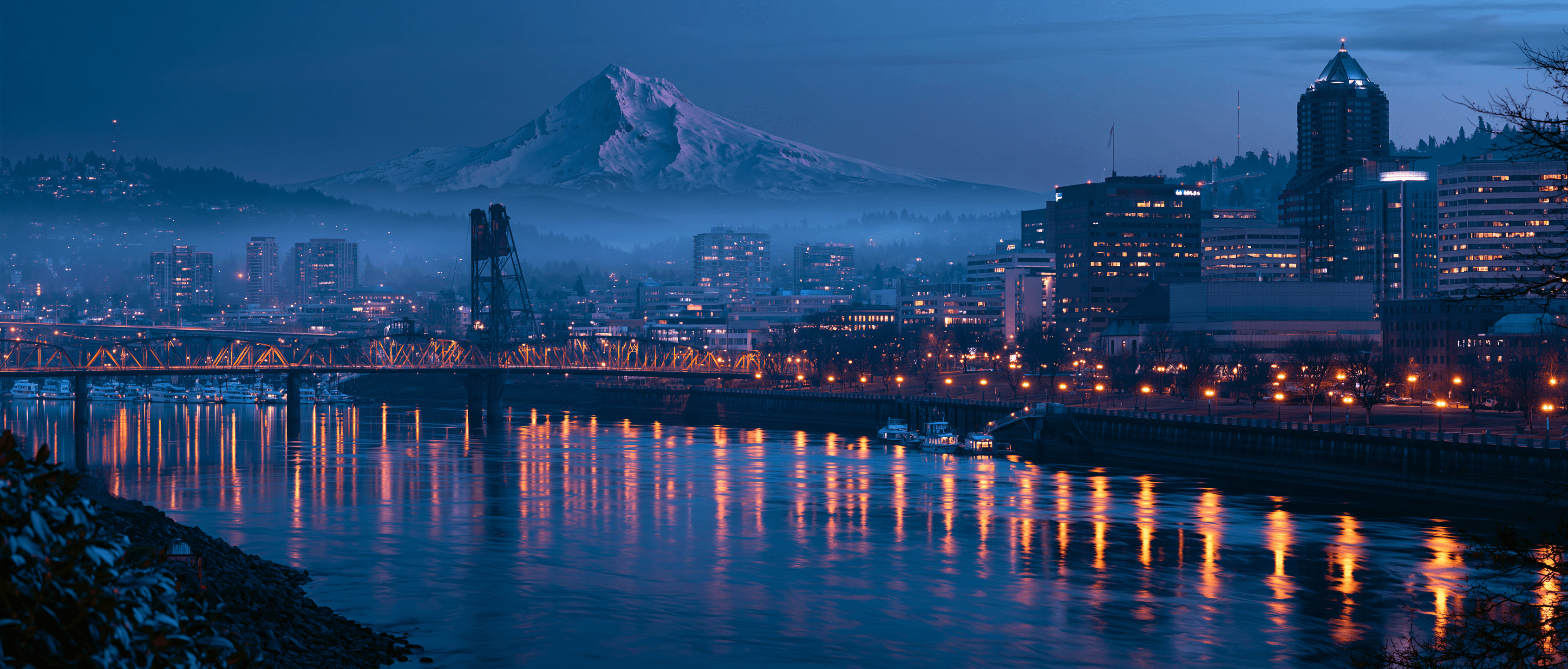 Portland Latin dance scene at twilight