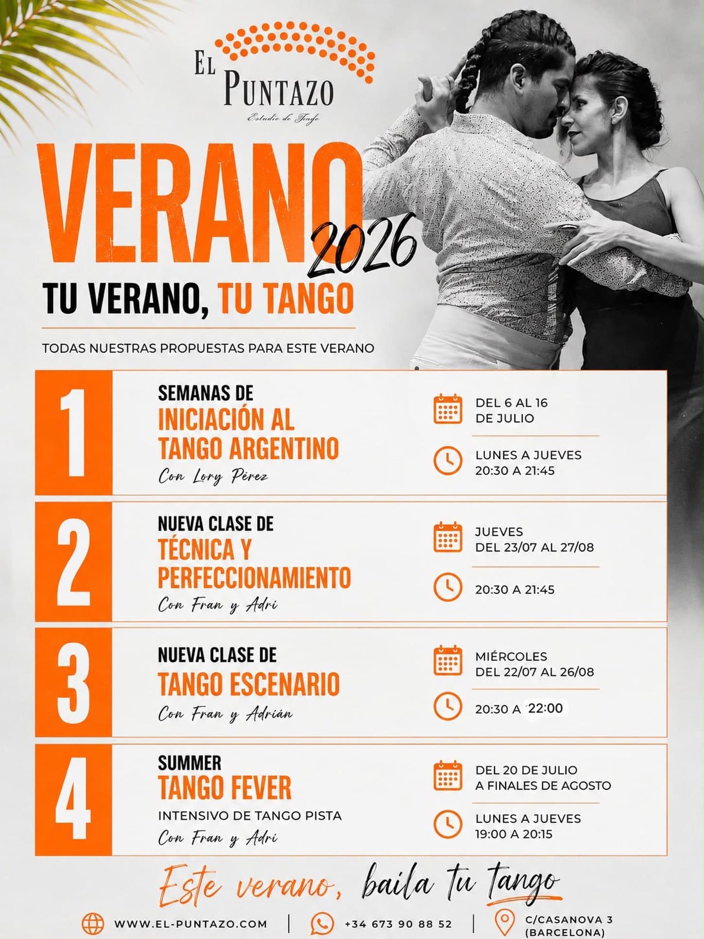 El Puntazo Estudio de Tango Clases de Tango en Barcelona. Barcelona