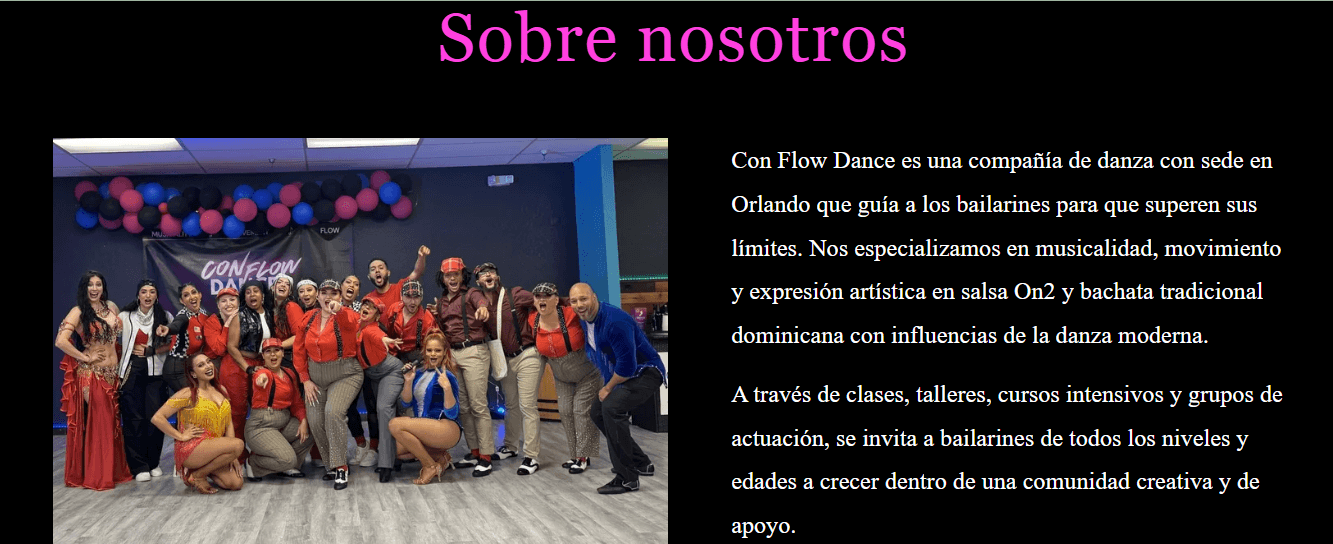 Con Flow Dance Company. Orlando, FL