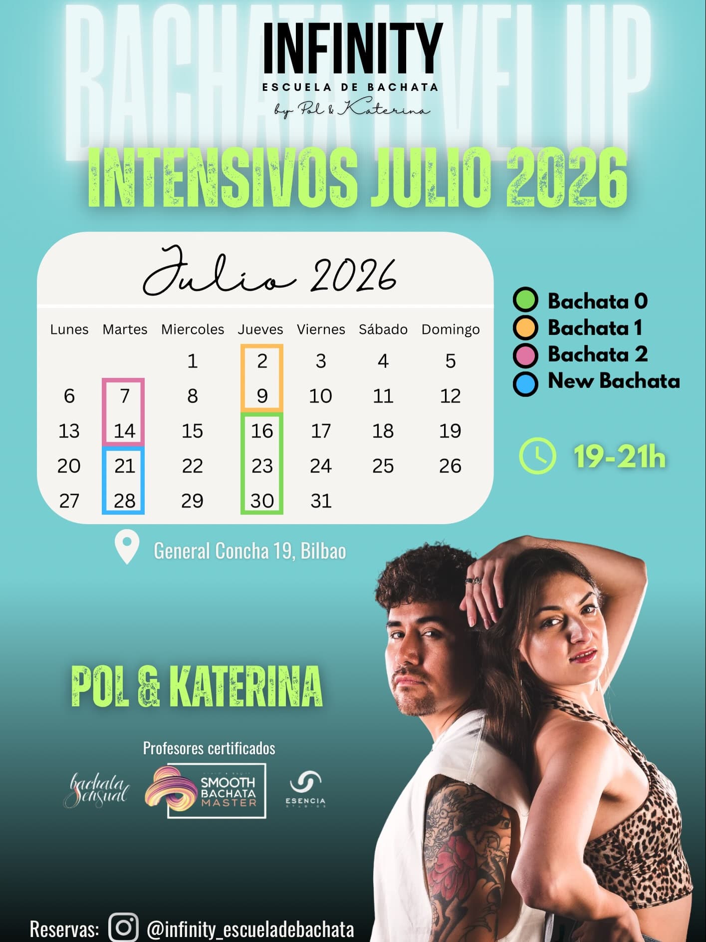 Infinity Escuela de Bachata. Vizcaya