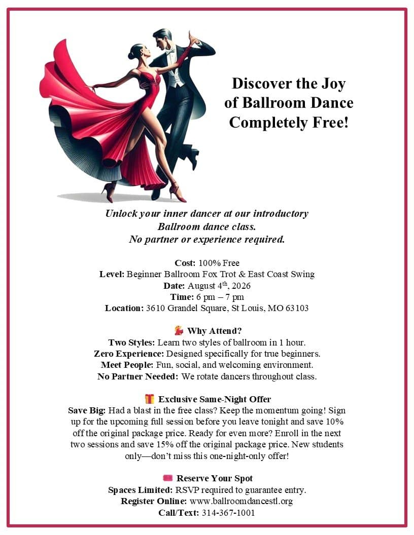 Ballroom Dance Academy of St. Louis (BDASL). St. Louis, MO