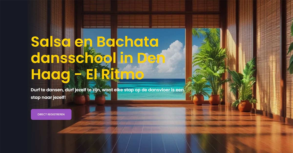 Dansschool El Ritmo. Den Haag, ZUID-HOLLAND