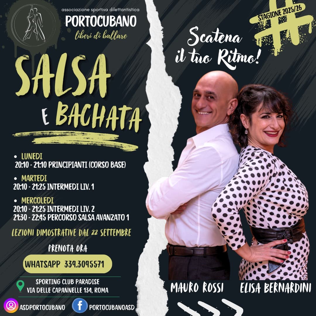 ASD Portocubano - Scuola di Salsa & Danze Caraibiche. Roma Rm