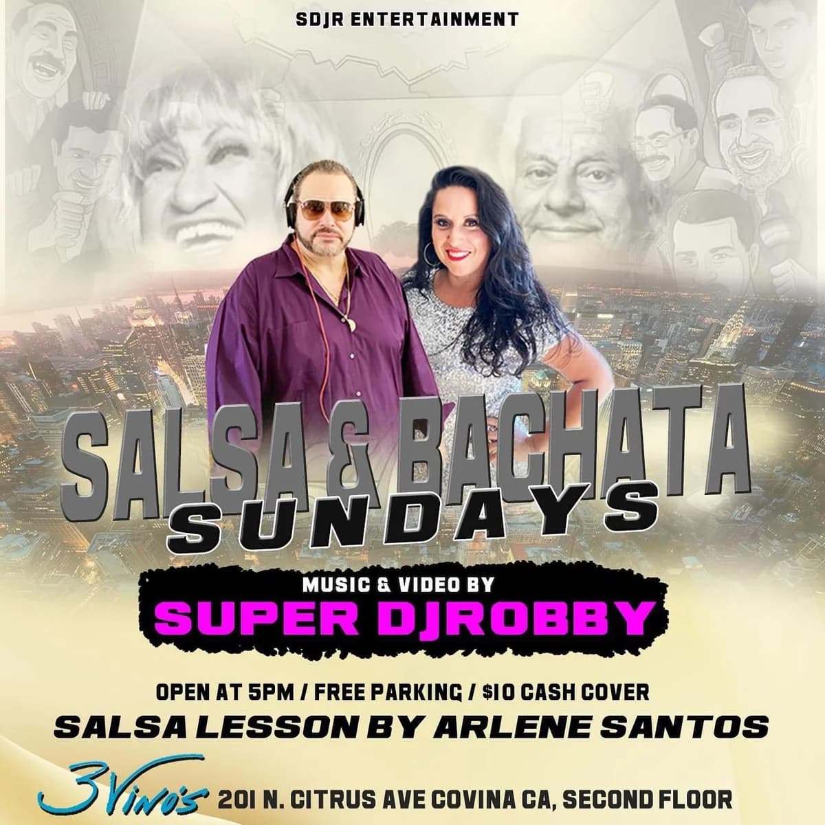 3Vinos Restaurant Night Club. Covina, CA