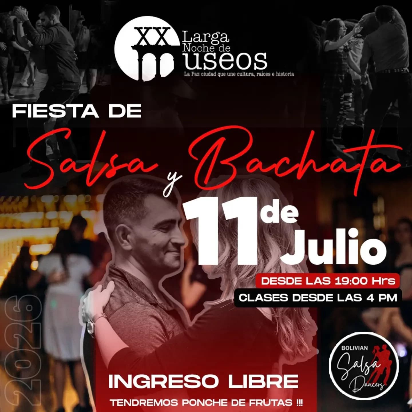 Escuela De Bailes Latinos "BOLIVIAN SALSA DANCERS" (BSD). Municipio Nuestra Señora de la Paz