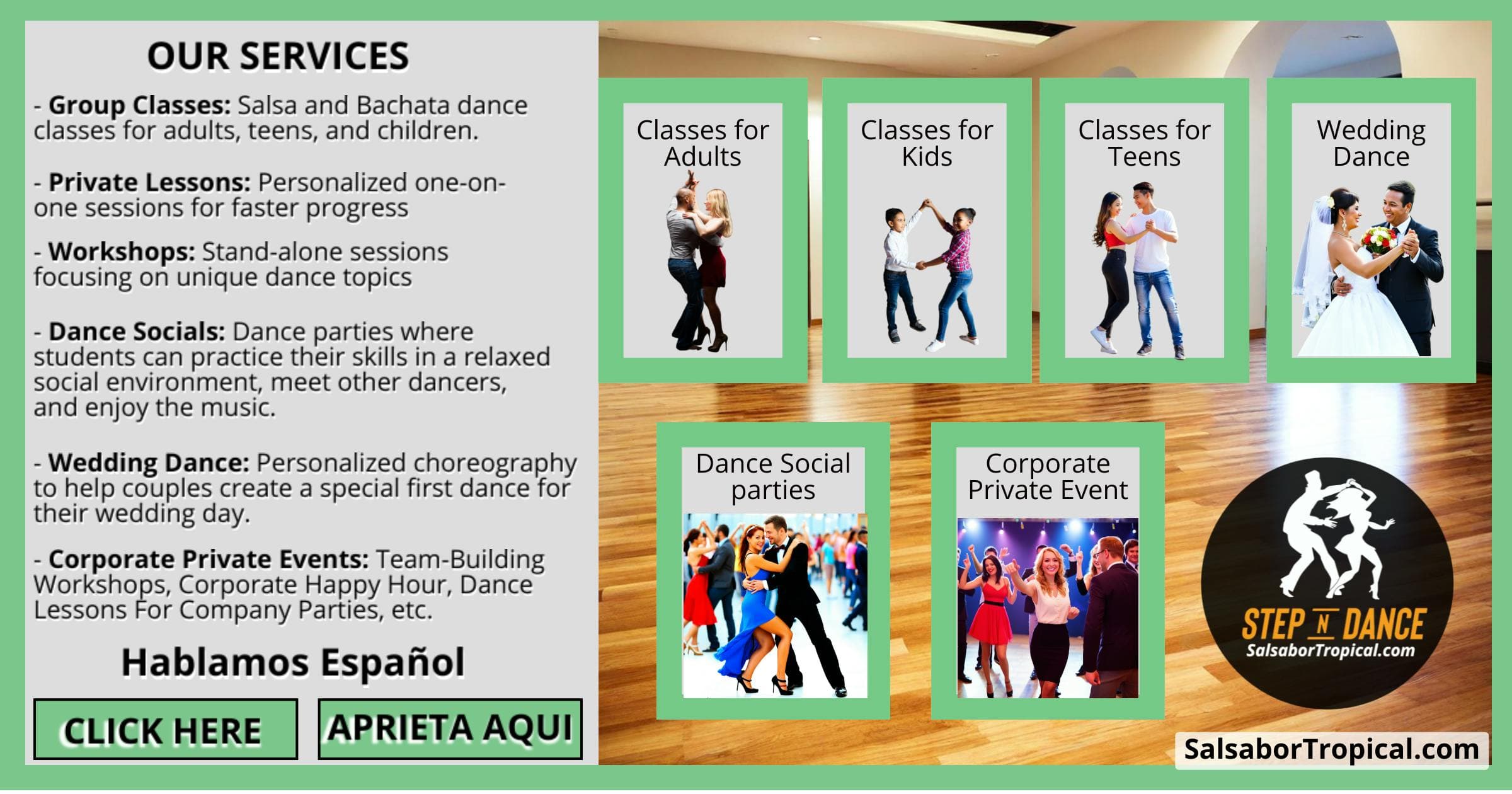 Step N Dance Salsabor Tropical Dance Studio. Fort Lauderdale