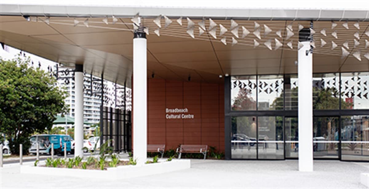 Broadbeach Cultural Centre (within Broadbeach Cultural Precinct). Mermaid Waters